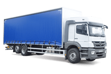 Car Hire Peterlee - 26 Tonne Curtain Side Truck - Truck hire Peterlee